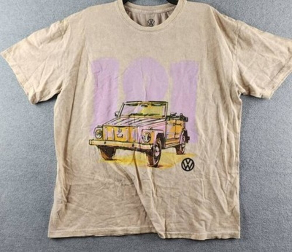 Philcos Volkswagen Type 181 "The Thing" Graphic T-Shirt Unisex L Beige Multi